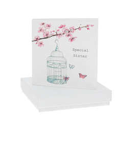 Pavilion Special Sister - 4mm Earrings/Card