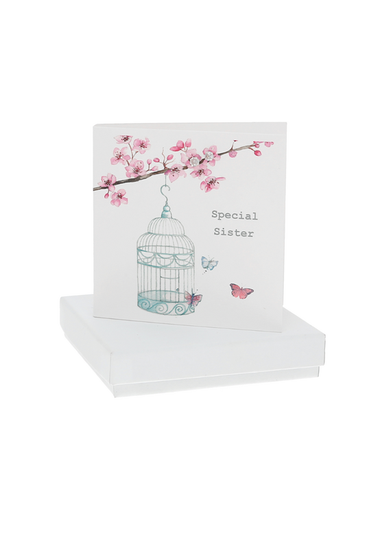 Pavilion Special Sister - 4mm Earrings/Card