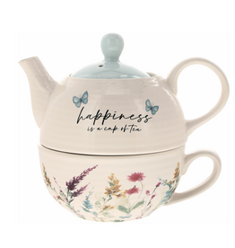 Pavilion Happiness - Tea for One (14.5 oz Teapot & 10 oz Cup)