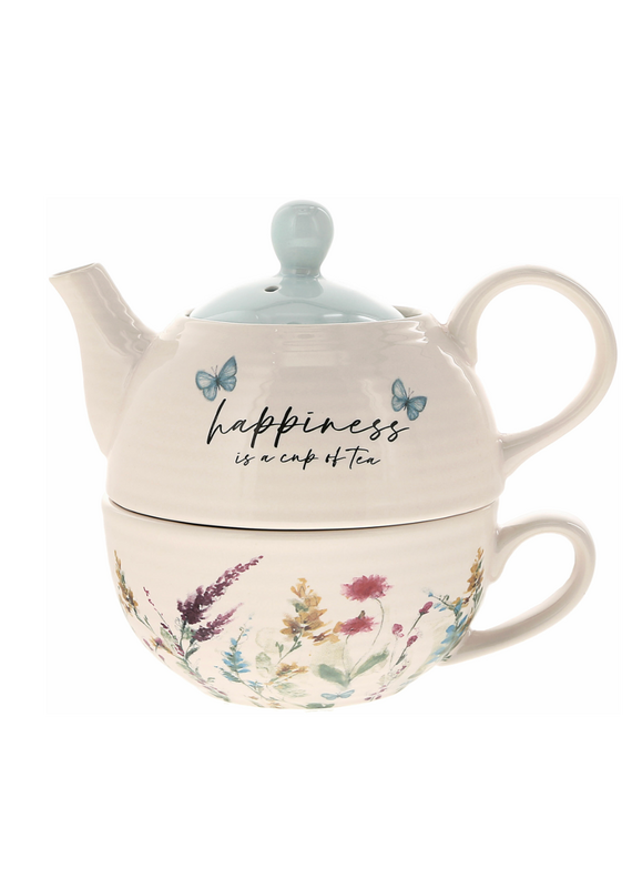Pavilion Happiness - Tea for One (14.5 oz Teapot & 10 oz Cup)