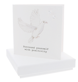 Pavilion Positivity - 5mm Stud Earrings/Card