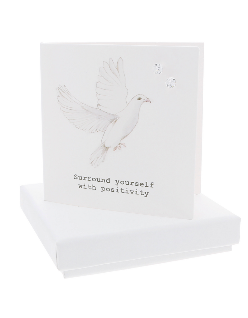 Pavilion Positivity - 5mm Stud Earrings/Card