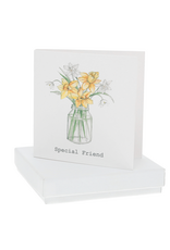 Pavilion Special Friend - 4mm Earrings/Card