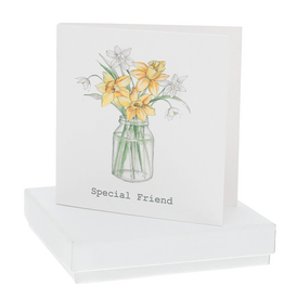 Pavilion Special Friend - 4mm Earrings/Card