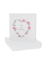 Pavilion Love You Daughter - 7mm Earrings/Card