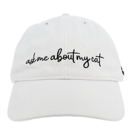 Pavilion My Cat - White Adjustable Hat