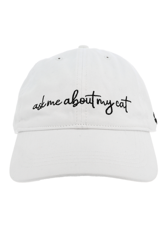 Pavilion My Cat - White Adjustable Hat