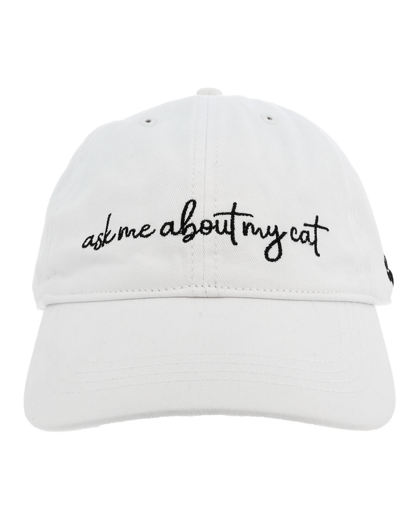 Pavilion My Cat - White Adjustable Hat