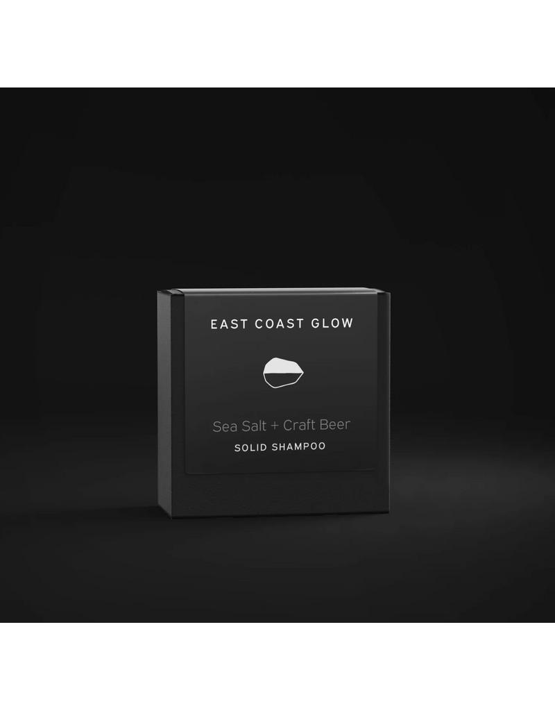 East Coast Glow Solid Shampoo – Sea Salt + Craft Beer
