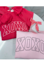 Meghan Ashley Designs XOXO-Varsity Embroidered Crew