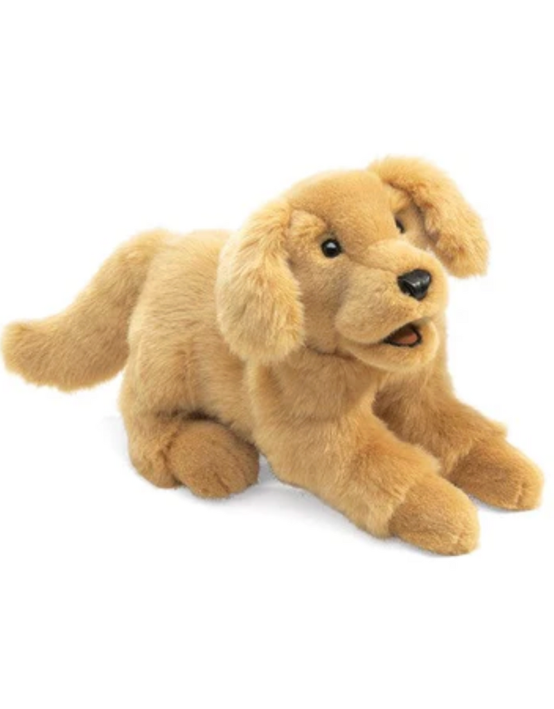 Folkmanis Puppets Golden Retriever Puppy