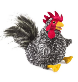 Folkmanis Puppets Barred Rock Rooster