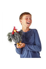 Folkmanis Puppets Barred Rock Rooster