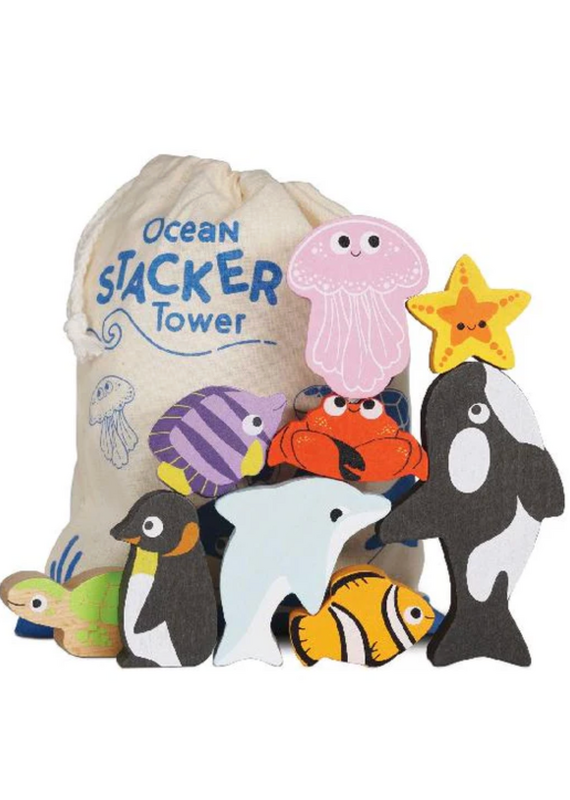 Le Toy Van Baby and Toddler - Stacking - Ocean Animals