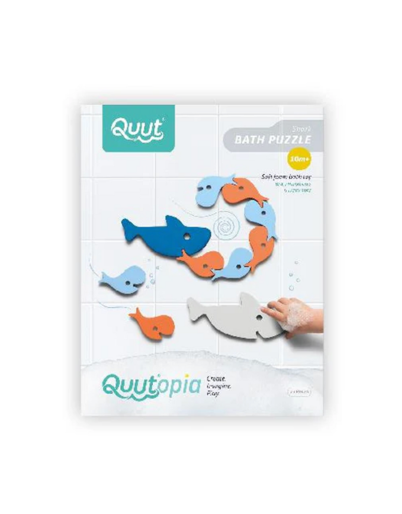 Quut Shark-Bath Puzzle