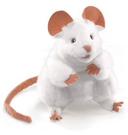 Folkmanis Puppets White Mouse