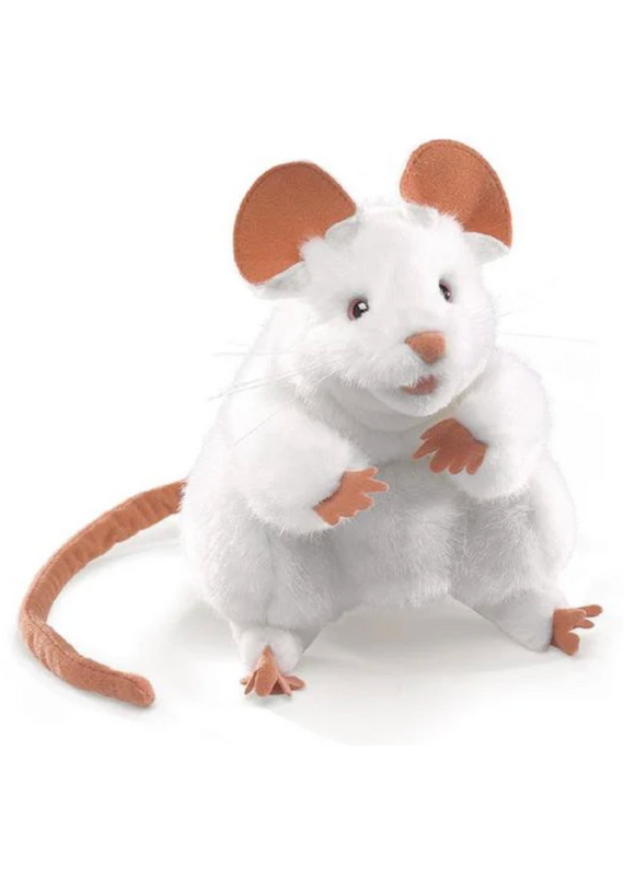 Folkmanis Puppets White Mouse