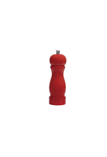 Hazel Mazel Enamel/Rubberwood Salt & Pepper Mill-Red