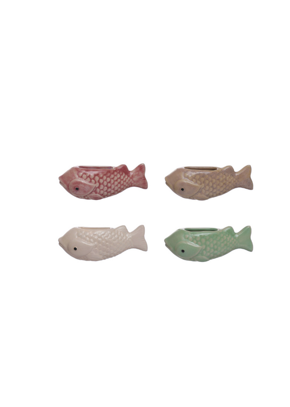 Hazel Mazel Mini Fish Shaped Planter w/ Magnet