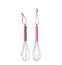 Hazel Mazel Enamel Whisk/Stainless Steel