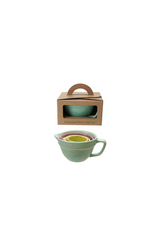 Hazel Mazel Stoneware Batter Bowl Measuring Cup