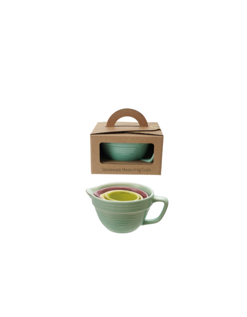 Hazel Mazel Stoneware Batter Bowl Measuring Cup