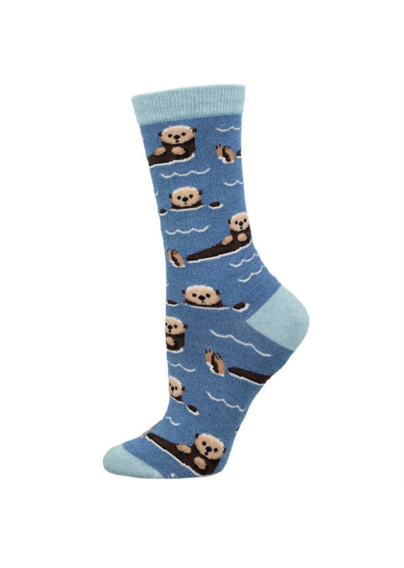Socksmith Canada Inc Just An Otter Day-Bamboo-Women's/5-10.5