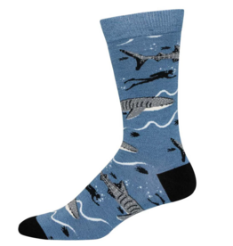 Socksmith Canada Inc Whale Shark Bamboo-Men's/10-13
