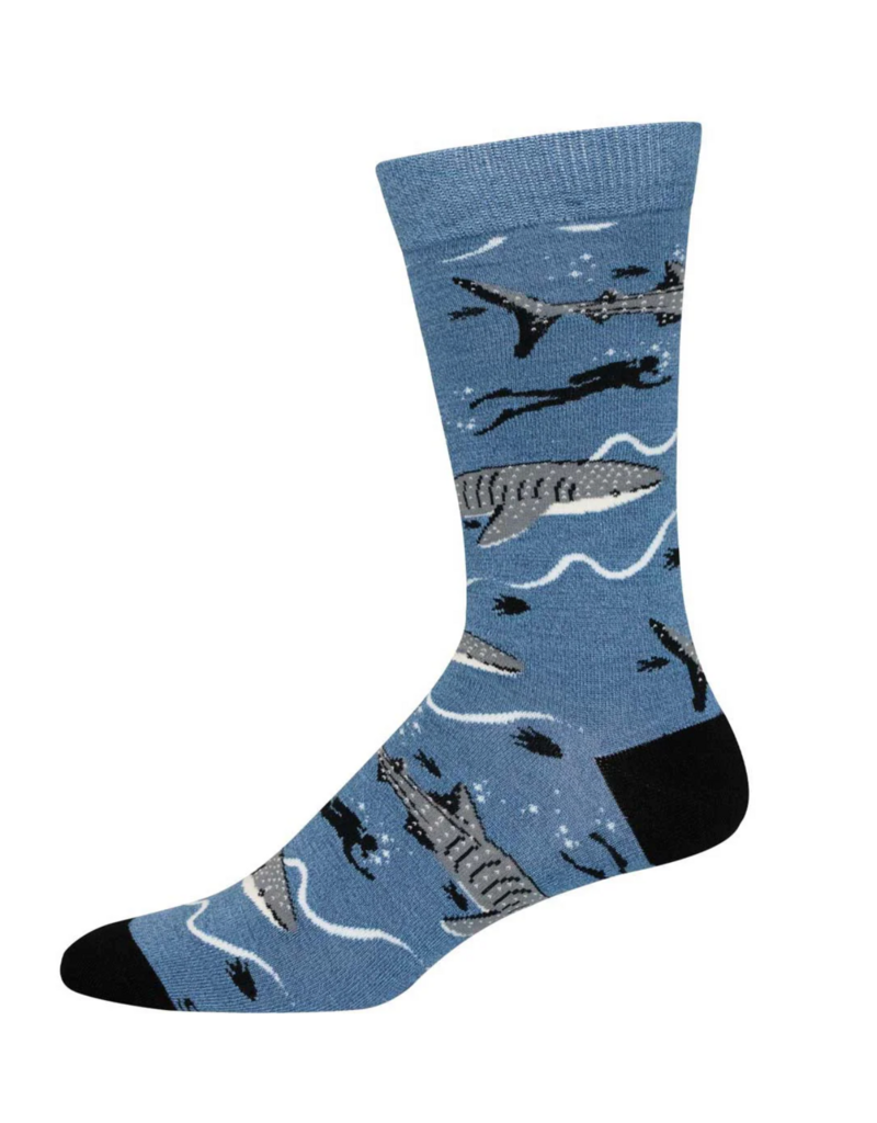 Socksmith Canada Inc Whale Shark Bamboo-Men's/7-12.5