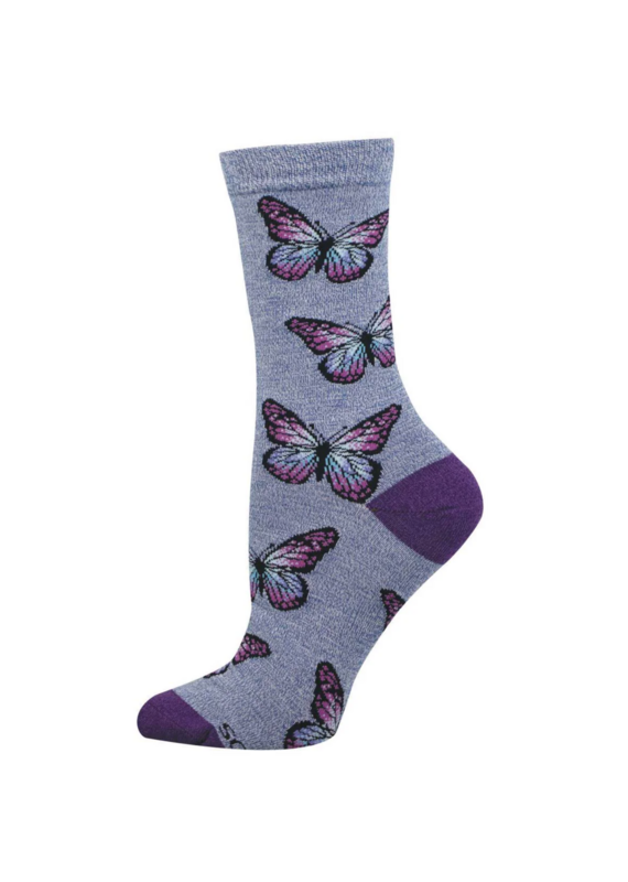 Socksmith Canada Inc Wonderful Wings-Bamboo-Women's/5-10.5