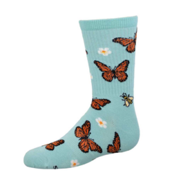Socksmith Canada Inc Bee Kind to Monarchs-Kids/7-10years