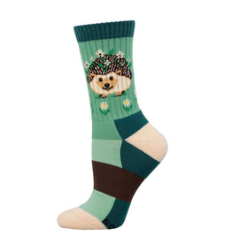 Socksmith Canada Inc Flowery Hedgehog-Merino-Women's/5-10.5