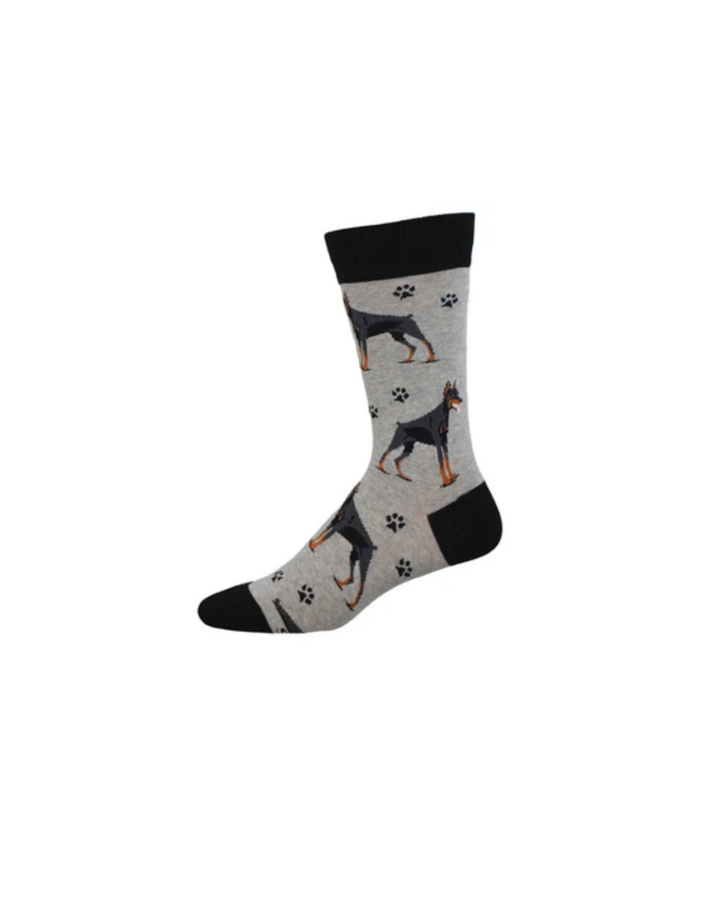 Socksmith Canada Inc Doberman-Light Heather Grey-Men's/7-12.5