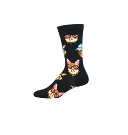 Socksmith Canada Inc One Cool Cat-Black-Men's/7-12.5