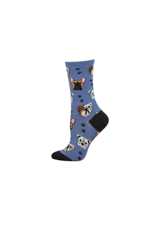 Socksmith Canada Inc Bully Mugs-Blue Heather-Women's/5-10.5