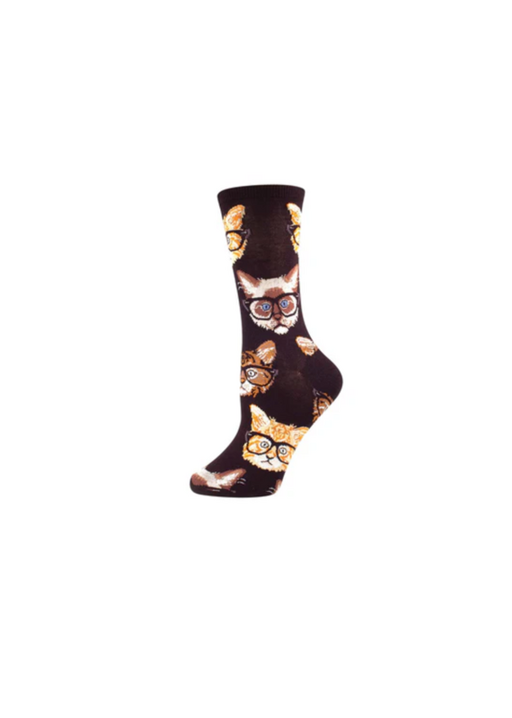 Socksmith Canada Inc Kittenster-Black-Men's/7-12.5