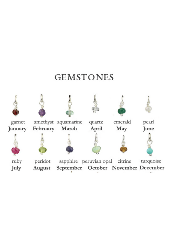 Marmalade Teeny Birthstone Charm