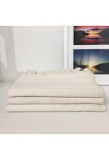 One Sky Inc. One Sky-Bamboo Hamam Hand Towel- White