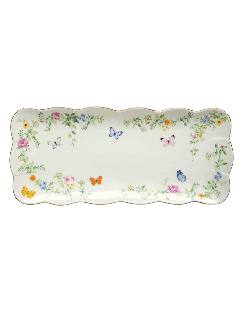 Studio 1811 Dancing Butterflies Platter-14x5.7"