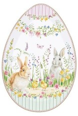 Studio 1811 Happy Easter Egg Shape Platter