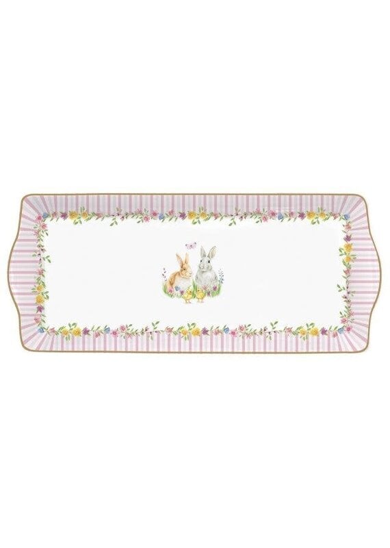 Studio 1811 Happy Easter Platter-13.8x5.9"