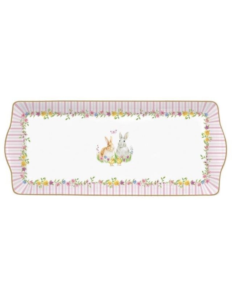 Studio 1811 Happy Easter Platter-13.8x5.9"