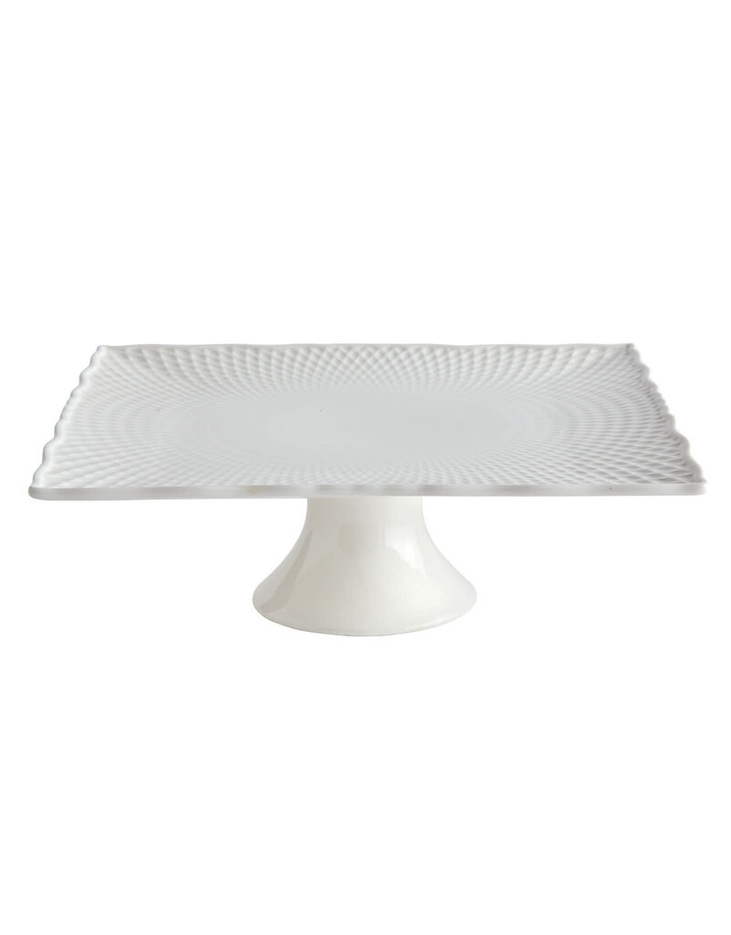 Studio 1811 Karisma Square Footed Plate-8.5"