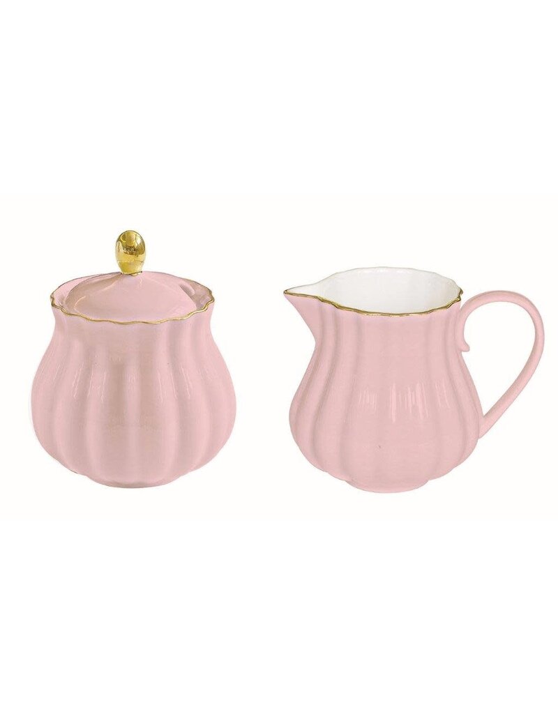 Studio 1811 Royale Creamer & Sugar Set-Pink