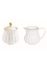 Studio 1811 Royale Creamer & Sugar Set-White