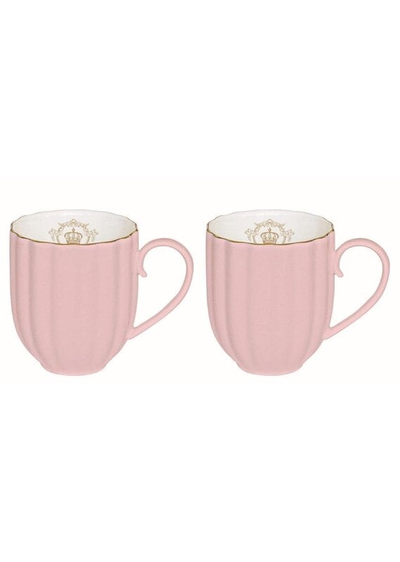 Studio 1811 Royale Mugs-Set of 2-Pink-300ml