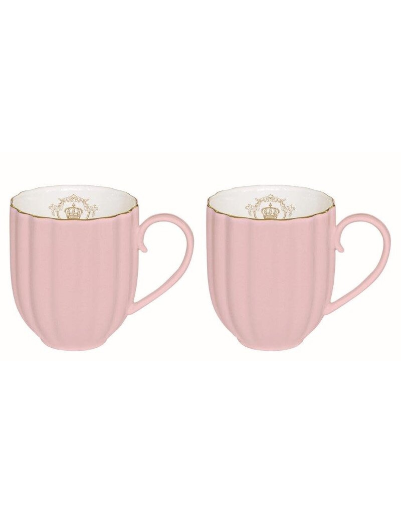 Studio 1811 Royale Mugs-Set of 2-Pink-300ml