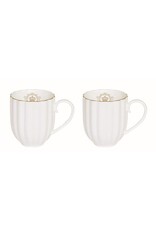 Studio 1811 Royale Mugs-Set of 2-White -300ml