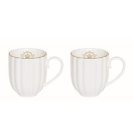 Studio 1811 Royale Mugs-Set of 2-White -300ml