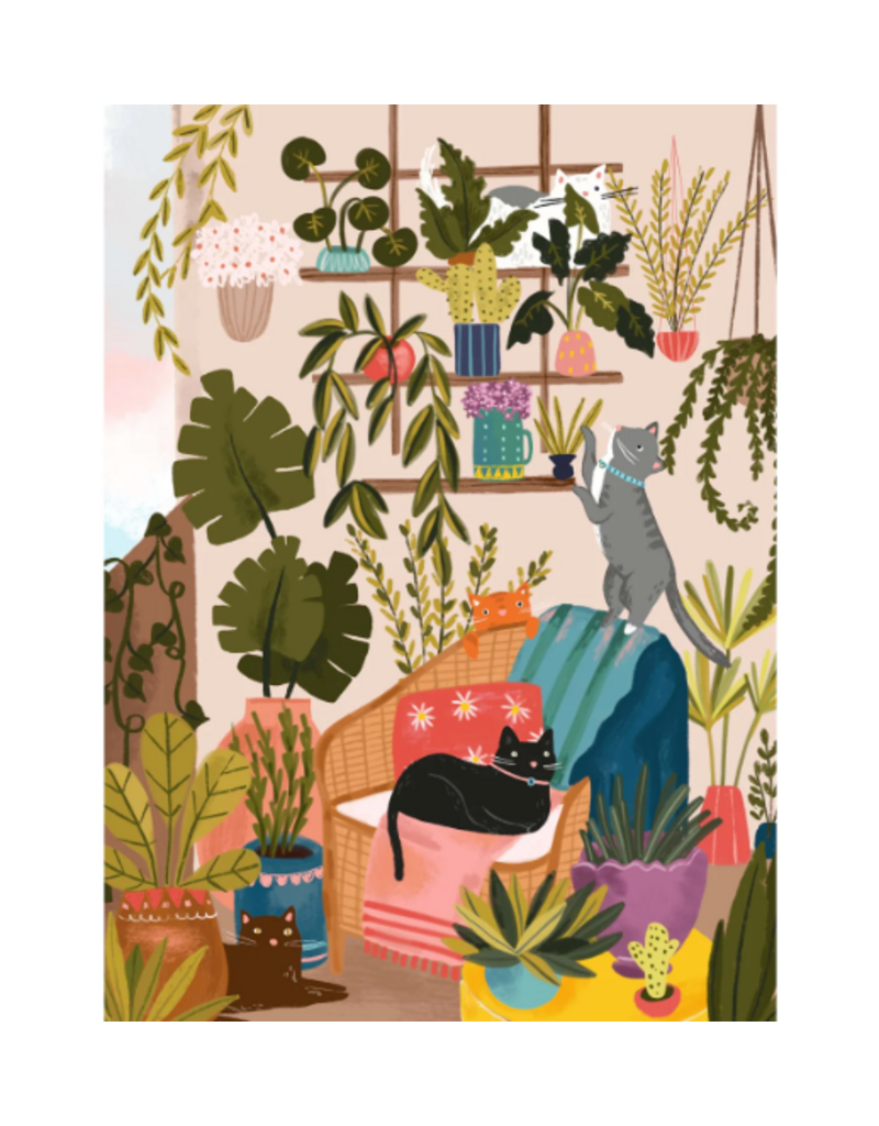 Villager Balcony Cats-1000 piece